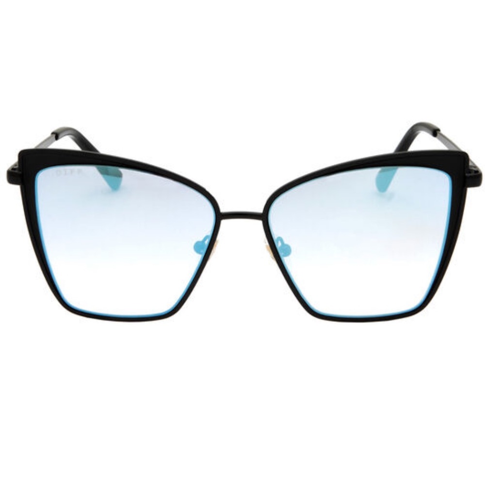 Becky Blue Reflective Sunglasses